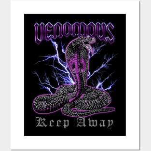 Venomous - cobra streetwear t-shirt design Posters and Art